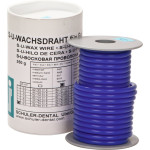 S-U-WACHSDRAHT Rolle 250 g blau, Ø 6 mm, hart S-U-WACHSDRAHT Rolle 250 g blau, Ø 6 mm, hart