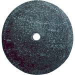 TOPDENT® Multisystem-Gummipolierer, 10 darab, fekete, Ø 22 mm, superweich, Linse, für Co-Cr-Mo