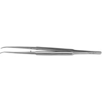 KKD® Chirurgische Pinzette EASYCLEAN - sebészeti csipesz, TP33M18c mit Dorn, hajlított, 18 cm
