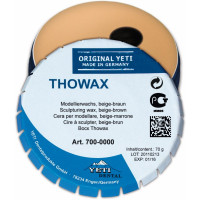 Thowax, Modellviasz, Doboz, világosbarna, 70 g, 1 darab