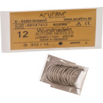 Acufirm sebészeti varrótű, 12 db-os csomag, szén, 312G, 1/2 kör, gömb, méret 14 (312 G 14) Acufirm sebészeti varrótű, 12 db-os csomag, szén, 312G, 1/2 kör, gömb, méret 14 (312 G 14)