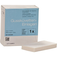 Gussküvetten-Einlagen Packung 200 darab, 1X