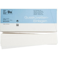 Gussküvetten-Einlagen Packung 200 darab, 9X