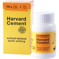 Harvard Cement schnell härtend Pulver - Klinikpackung 100 g Pulver 1 - weißlich - 7001201