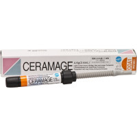 Ceramage (Opaque Dentin) (A1), Leplezőanyagok, fecskendő, biokompatibilis, polírozható, Mikrohybrid-kompozit, 73 súly %, 1 darab