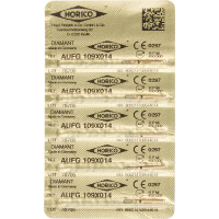 Diamant AuFG 109, gyémántcsiszoló, fekete, ISO 014, 5 darab