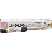 Ceramage (Opaque Dentin) (A2), Leplezőanyagok, fecskendő, biokompatibilis, polírozható, Mikrohybrid-kompozit, 73 súly %, 1 darab