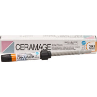 Ceramage (Opaque Dentin) (A3), Leplezőanyagok, fecskendő, biokompatibilis, polírozható, Mikrohybrid-kompozit, 73 súly %, 1 darab