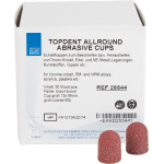 Allround Abrasive Cup (big) (19 x 13 mm ¦ 80 µm), Csiszolókő, durva, kerek, 50 darab