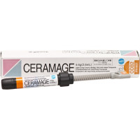 Ceramage (Opaque Dentin) (B2), Leplezőanyagok, fecskendő, biokompatibilis, polírozható, Mikrohybrid-kompozit, 73 súly %, 1 darab