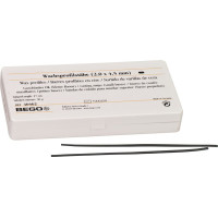 Wachsprofilstäbe Packung 90 g Gussbänder Oberkiefer, für kleine Basen, 2 x 4,5 mm (170 x (2 x 4) mm), Rudak, félkör, zöld, 90 g, 1 Csomag