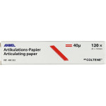 HANEL Artikulations-Papier 40 µm - csomag 120 Streifen piros, 40 µm - 480352