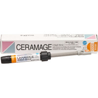 Ceramage (Opaque Dentin) (D2), Leplezőanyagok, fecskendő, biokompatibilis, polírozható, Mikrohybrid-kompozit, 73 súly %, 1 darab