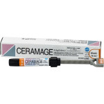 Ceramage (Opaque Dentin) (Root) (A), Leplezőanyagok, fecskendő, biokompatibilis, polírozható, Mikrohybrid-kompozit, 73 súly %, 1 darab