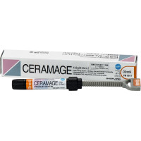 Ceramage (Opaque Dentin) (Root) (A), Leplezőanyagok, fecskendő, biokompatibilis, polírozható, Mikrohybrid-kompozit, 73 súly %, 1 darab