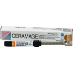 Ceramage (Opaque Dentin) (Root) (3), Leplezőanyagok, fecskendő, biokompatibilis, polírozható, Mikrohybrid-kompozit, 73 súly %, 1 darab