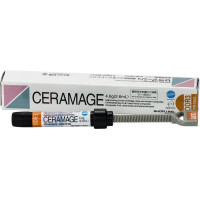 Ceramage (Opaque Dentin) (Root) (3), Leplezőanyagok, fecskendő, biokompatibilis, polírozható, Mikrohybrid-kompozit, 73 súly %, 1 darab