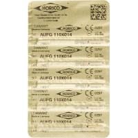 Diamant AuFG 110, gyémántcsiszoló, fekete, ISO 014, 5 darab