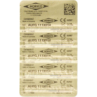 Diamant AuFG 111, gyémántcsiszoló, fekete, ISO 014, 5 darab