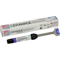 Ceramage (Incisal) (57), Leplezőanyagok, fecskendő, biokompatibilis, polírozható, Mikrohybrid-kompozit, 73 súly %, 1 darab
