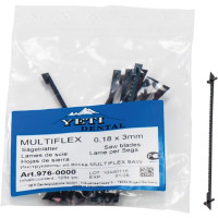 Multiflex, (75 x 3 x 0,18 mm), Furészlapok, aranyszínu, Nemesacél, 12 darab