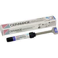 Ceramage (Incisal) (59), Leplezőanyagok, fecskendő, biokompatibilis, polírozható, Mikrohybrid-kompozit, 73 súly %, 1 darab