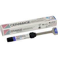 Ceramage (Incisal) (61), Leplezőanyagok, fecskendő, biokompatibilis, polírozható, Mikrohybrid-kompozit, 73 súly %, 1 darab