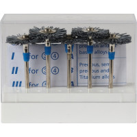 UPOFIX (II) (ISO 210), Polírozó (Univerzális), Kézidarab (HP, Ø 2,35 mm, ISO 104) ISO 210 közepes, forgó, Szilíciumkarbid - Műanyag, 3.000-5.000 f/p, 5 darab