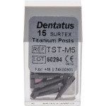 Classic Surtex Titan Wurzelstifte - Packung 15 Stück 9,3 mm, Ø 1,65 mm, Größe 5 - TST-M5