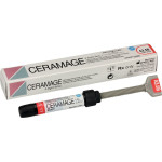 Ceramage (Dentin) (A3.5), Leplezőanyagok, fecskendő, biokompatibilis, polírozható, Mikrohybrid-kompozit, 73 súly %, 1 darab