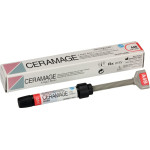 Ceramage (Dentin) (A4), Leplezőanyagok, fecskendő, biokompatibilis, polírozható, Mikrohybrid-kompozit, 73 súly %, 1 darab
