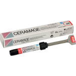 Ceramage (Dentin) (B2), Leplezőanyagok, fecskendő, biokompatibilis, polírozható, Mikrohybrid-kompozit, 73 súly %, 1 darab