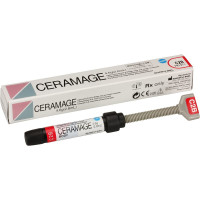 Ceramage (Dentin) (C2), Leplezőanyagok, fecskendő, biokompatibilis, polírozható, Mikrohybrid-kompozit, 73 súly %, 1 darab