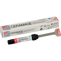 Ceramage (Dentin) (C4), Leplezőanyagok, fecskendő, biokompatibilis, polírozható, Mikrohybrid-kompozit, 73 súly %, 1 darab