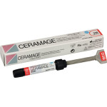 Ceramage (Dentin) (D3), Leplezőanyagok, fecskendő, biokompatibilis, polírozható, Mikrohybrid-kompozit, 73 súly %, 1 darab