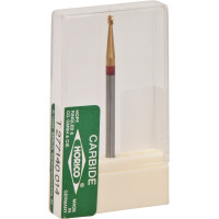 Titanium (73), Labor frézer (Keresztfogazás), Kézidarab (HP, Ø 2,35 mm, ISO 104, 44,5 mm) ISO 14 finom, Keresztfogazás, Titánnitrid bevonatú keményfém, 3,5 mm, 1 darab