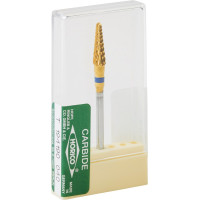 Titanium (79), Labor frézer (Keresztfogazás), Kézidarab (HP, Ø 2,35 mm, ISO 104, 44,5 mm) ISO 40 közepes, Keresztfogazás, Titánnitrid bevonatú keményfém, 13 mm, 1 darab