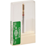 Titanium (139), Labor frézer (Keresztfogazás), Kézidarab (HP, Ø 2,35 mm, ISO 104, 44,5 mm) ISO 23 finom, Keresztfogazás, Titánnitrid bevonatú keményfém, 8 mm, 1 darab