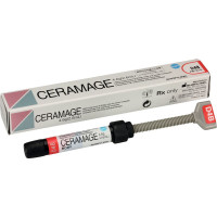 Ceramage (Dentin) (D4), Leplezőanyagok, fecskendő, biokompatibilis, polírozható, Mikrohybrid-kompozit, 73 súly %, 1 darab
