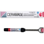 Ceramage (Dentin Root) (2), Leplezőanyagok, fecskendő, biokompatibilis, polírozható, Mikrohybrid-kompozit, 73 súly %, 1 darab