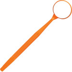 Zirc Mega Mirror – Demo Spiegel - Stück Ø 6,35 mm, neonorange - 50Z309Q