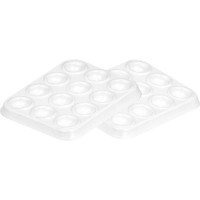Einweg Mixing Tray - csomag 1.000 db mit 12 Mulden, 70 x 54 x 6 mm - AL2735