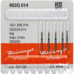 Diamanten 802KG, gyémántcsiszoló, zöld, ISO 014, FG, 5 darab