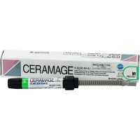 Ceramage (Effect) (Milky), Leplezőanyagok, fecskendő, biokompatibilis, polírozható, Mikrohybrid-kompozit, 73 súly %, 1 darab