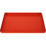 Alu-Tray - 1 db, piros, nélkül Perforierung - 416095