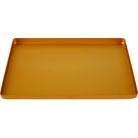 Alu-Tray - 1 db, sárga, nélkül Perforierung - 416096