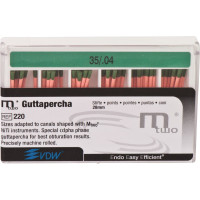 Mtwo (28 mm) (4 %) (ISO 35), Guttapercha-csúcs, ISO 35 rózsaszín, Guttapercha, 28 mm, 60 darab