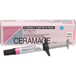 Ceramage (Flow) (Opaque Dentin) (A3), Leplezőanyagok, fecskendő, biokompatibilis, polírozható, Mikrohybrid-kompozit, 73 súly %, 1 darab