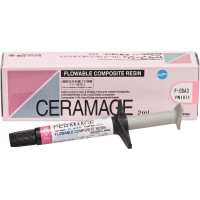 Ceramage (Flow) (Opaque Dentin) (A3), Leplezőanyagok, fecskendő, biokompatibilis, polírozható, Mikrohybrid-kompozit, 73 súly %, 1 darab