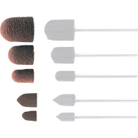 Schleifkappen, csiszoló, (puha anyagok) hegyes, Ø 5 mm, Gr. 1, D-4458, 5 darab